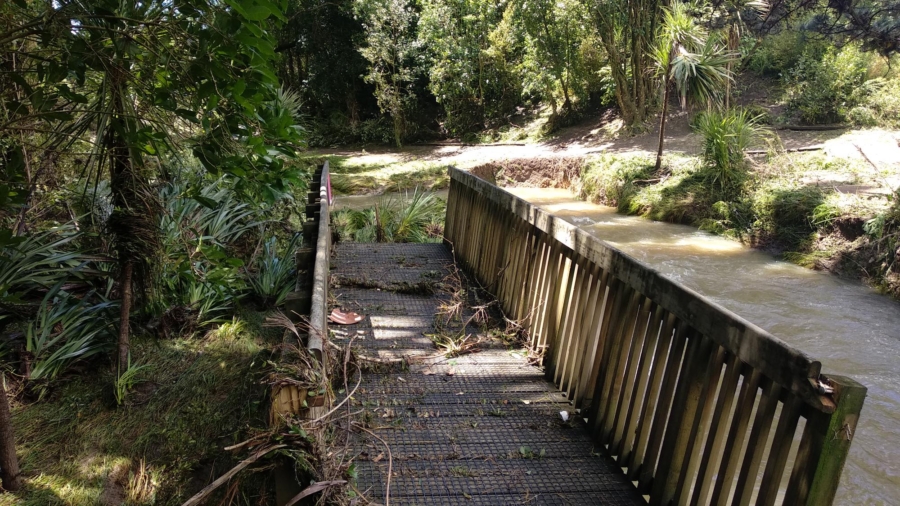 Oakley Creek Flooding (bridge)