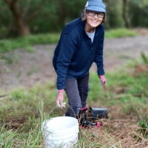 Planting, mulching and watering